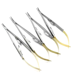ที่ใส่เข็มขนาดเล็กทางการแพทย์ที่มีด้ามจับโค้งมนสูงถึง14ซม. เครื่องมือผ่าตัดสแตนเลสราคาขายส่ง - Product Image 4