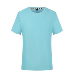 T-shirt à col rond et manches courtes, logo imprimé personnalisé, uniforme de travail, couleur unie, chemise publicitaire vierge, groupe culturel - Product Image 1