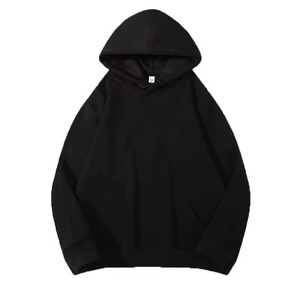 Customized Embroidery Logo Hooded Sweater Men's Loose Size Autumn Cotton Sweatshirt High Quality <b>Tops</b> Male Hip Hop Pullover - Product Image 6