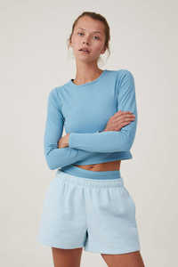 กางเกงกีฬาขาสั้นน้ำหนักเบาของผู้หญิงกางเกงลายโยคะเอวสูงระบายอากาศได้ดีกลางแจ้งขายส่ง - Product Image 6