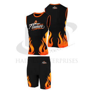 Servicio OEM Uniforme de atletismo de color sólido Ropa deportiva de calidad superior Uniforme de atletismo - Product Image 2