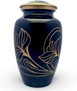 โกศบรรจุอัฐิผู้ใหญ่แบบทำมือทันสมัย ปรับแต่งได้ ทำจากโลหะสีทอง สำหรับจัดแสดงที่ที่ทำงานและที่บ้าน จำหน่ายในปริมาณมาก - Product Image 1