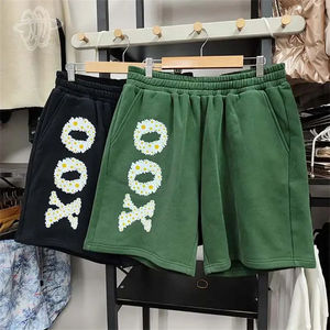 กางเกงขาสั้นแบบยูนิเซ็กซ์สั่งทำพิเศษ OEM ปี 2025 มีกระเป๋าหลัง ความยาวขาใน 5 นิ้ว ผ้าผสมคอตตอนฟลีซ กางเกงขาสั้นผ้าฝ้าย 100% - Product Image 2