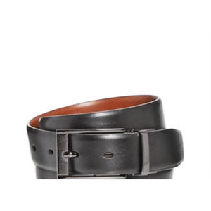 Cintura da uomo reversibile in pelle di vacchetta di Bloomingdale's, colore nero, taglia 32 - Product Image 2