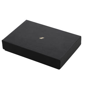 Boîte d'emballage en papier ondulé kraft écologique faite à la main revêtement UV doublure éponge stratification mate pour portefeuilles en cuir - Product Image 6