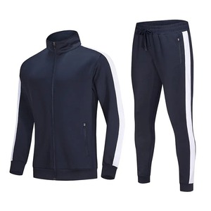 Conjunto Deportivo de Invierno para Hombre al por Mayor, Chaqueta Casual con Cremallera, Manga Larga, Transpirable, de Algodón/Poliéster - Product Image 3