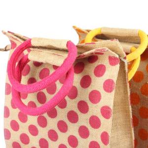 Bolsa de moda de yute reutilizable plegable natural reciclado ecológico nuevo estilo éxito de ventas al por mayor bolsa de arpillera de yute impresión con logotipo - Product Image 3