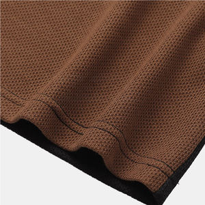 Logo personnalisé OEM T-shirts de golf de fitness pour hommes à séchage rapide à manches courtes avec impression légère bouffante en tissu tricoté-Tarif de vente global - Product Image 6