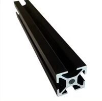 Profilé en aluminium extrudé sur mesure en alliage 6061 à rainures en T, tailles personnalisées 20x20 30x30 40x40 45x45 60x60 40x80, découpe et poinçonnage sur mesure