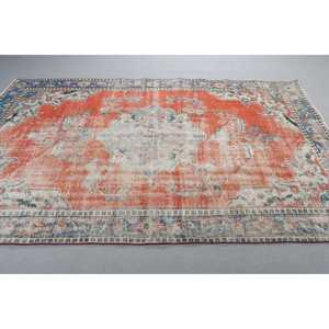 พรมตุรกีโบราณขนาดใหญ่ ลายปะติดสีแดง ทำจากขนสัตว์ ขนาด 56x8.7 ฟุต (172x266 ซม.)  ฐานรองทำจากยางพาราเป็นมิตรกับสิ่งแวดล้อม สไตล์ดั้งเดิม - Product Image 2