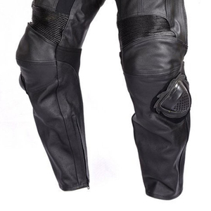 Venta al por mayor de pantalones de cuero para motociclismo duraderos y transpirables para hombre personalizables a prueba de viento Anti-UV talla grande - Product Image 5