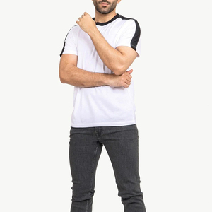 เสื้อยืดกีฬาผ้าฝ้ายระบายอากาศได้ดีมีขนาดตามสั่งสำหรับผู้ชาย - Product Image 1