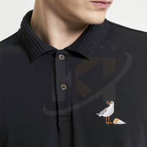 Vente directe d'usine pas cher prix évacuation de l'humidité broderie Polo Top vente nouveau Design broderie Polo - Product Image 6