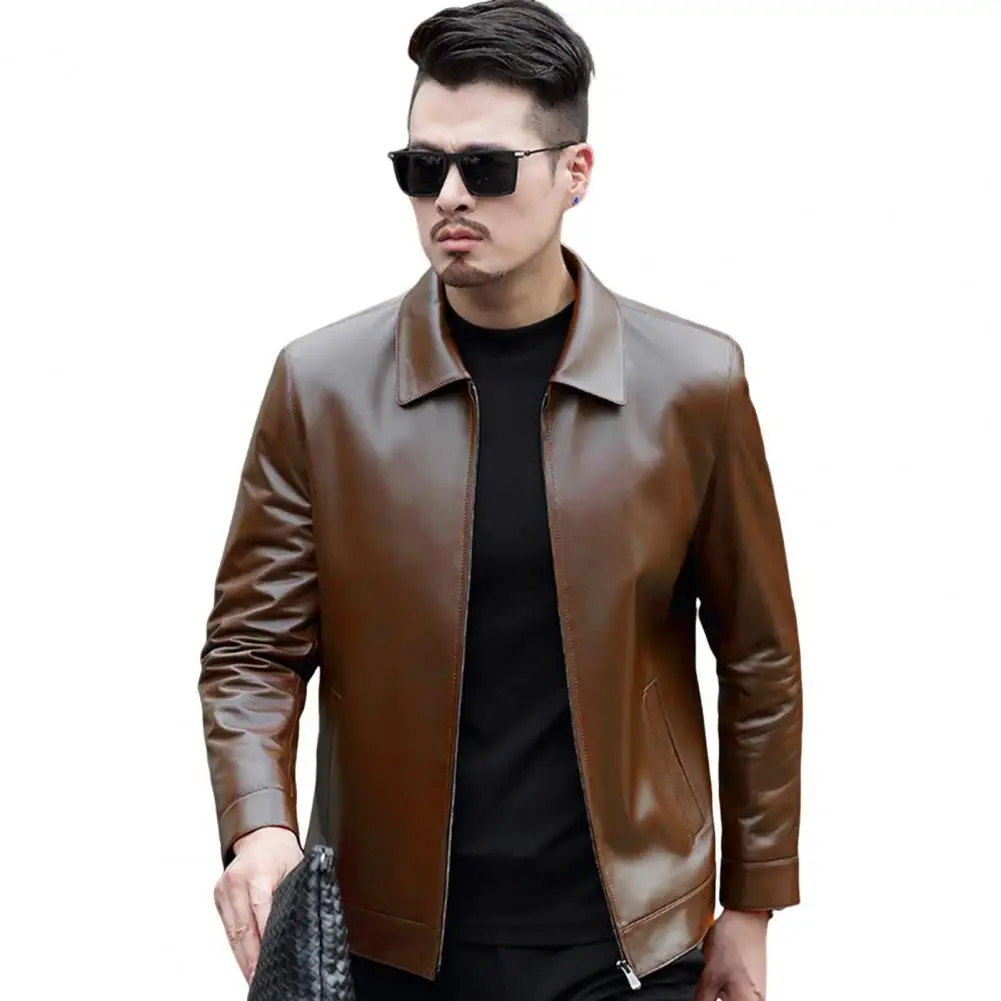 ジャケット・アウター LEATHER COMBINATION DOUBLE LAPEL COAT 51OJq-WEuuL._AC_UY1000_.jpg