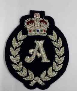 Wholesale Custom Logo Woven Hand Embroidery Bullion Wire ALPHABET Sew-On Patch Fashion Top Fabric <b>Badges</b> Custom Packing - Product Image 1