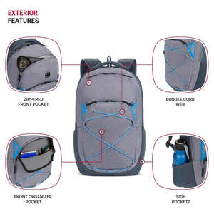 Best Selling Customizable <b>Backpack</b> Adjustable Logo Embroidered Technique Waterproof USB Perfect Cutting for - Product Image 4