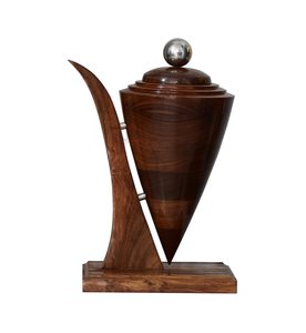 Wooden Urn Box Fractal Burning Adult Cremation Urns With Lid Funeral <b>for</b> Human <b>Ashes</b> Pet <b>Keepsake</b> Urn - Product Image 3