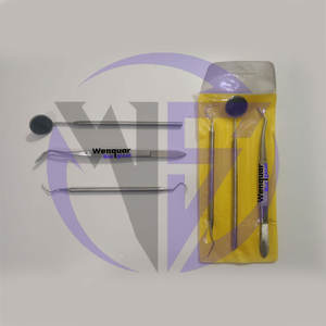 3 Pcs <b>Plaque</b> & Tartar <b>Remover</b> Set Top Quality Dental Kit Wenquar with Scaler Tooth Pick Mouth Mirror & Tweezer Tools - Product Image 2