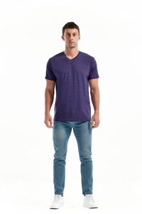 Vente en gros de t-shirts unis 100% coton pour hommes, t-shirts personnalisés de haute qualité avec logo imprimé - Product Image 6