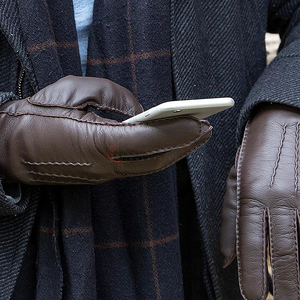 Guantes de piel de oveja genuina Guantes suaves y cálidos de invierno para uso diario Precio barato directo de fábrica Fabricante - Product Image 2