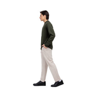 Vente en gros Sweat à col rond en coton épais de haute qualité pour hommes Sweats à capuche et sweatshirts imprimés personnalisés - Product Image 3