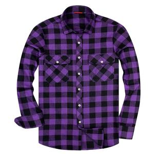 2025 camisas vaqueras de algodón de manga larga, camisas de franela, camisa informal para hombres, productos más vendidos con logotipo personalizado, camisas para hombres - Product Image 1