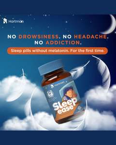 Capsules Sleep Ease avec Valériane, Ashwagandha et Houblon pour le soulagement de l'insomnie, la relaxation et la tranquillité - Product Image 4
