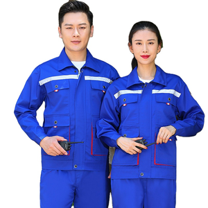 Traje DE TRABAJO alcalino antiestático antiácido para primavera y otoño para hombre, ropa de trabajo de poliéster transpirable, ropa de trabajo cómoda - Product Image 1