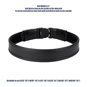 Premium Tactical Leather <b>Belt</b> for <b>Men</b> Heavy Duty Cowhide Full Grain Adjustable Fit for Outdoor <b>Work</b> Leather Tactical Duty <b>Belts</b> - Product Image 3