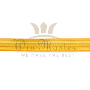 Trenza de celofán dorada de alta calidad, uniforme nupcial, encaje trenzado a precio barato a la venta - Product Image 4