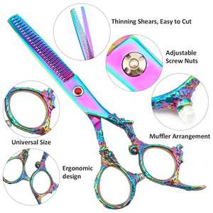 Ciseaux de coiffeur professionnels de qualité supérieure pour des coupes de précision Ciseaux de coiffure de haute qualité pour barbiers - Product Image 3