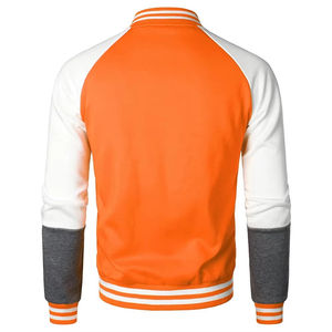 Veste universitaire pour hommes avec logo personnalisé Streetwear Baseball Letterman Vestes pour hommes Unisexe Slim Fit 2025 - Product Image 3