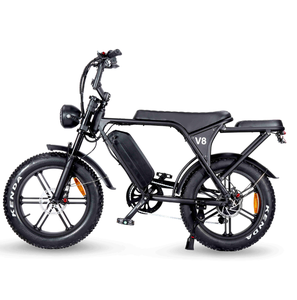 พร้อมจัดส่งจักรยานไฟฟ้า 500W/750W 72V 15Ah ยางอ้วน 24 นิ้ว รุ่น V8 พร้อมระบบเปลี่ยนเกียร์ แบตเตอรี่ลิเธียม โครงอะลูมิเนียม - Product Image 2