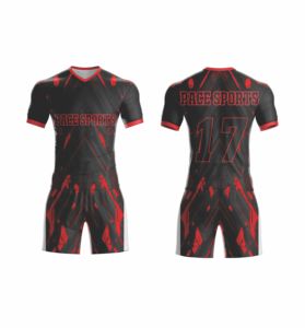 Vente chaude Vêtements de football pour hommes Maillot de football respirant à séchage rapide Chemises uniformes confortables - Product Image 3