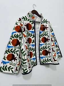 Chaqueta de Algodón Transpirable con Bordado Suzani Teñido, Estilo Boho para Festivales, Suministro ODM - Product Image 4