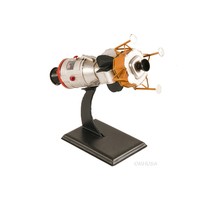 Modèle de vaisseau spatial OMH Apollo 11, peinture nautique moderne, personnalisé, décoration de table européenne, artisanat en bois, ornements pour la maison