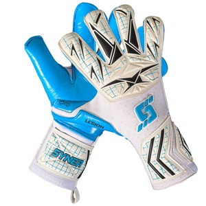 Breathable Professional Latex <b>Finger</b> Protection Football Soccer Goalkeeper Gloves - Product Image 4
