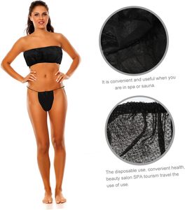 Slip de voyage, 30 pièces, jetable, non tissé, unisexe, pour hôtel, spa, culotte sans lavage, sous-vêtement d'urgence pour menstruations - Product Image 6