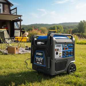 Générateur portable à onduleur DuroMax XP11000iH 11 000 Watts, double carburant, refroidissement par air, silencieux, démarrage automatique, faible THD, réservoir de carburant de 15 L, 95 % - Product Image 3