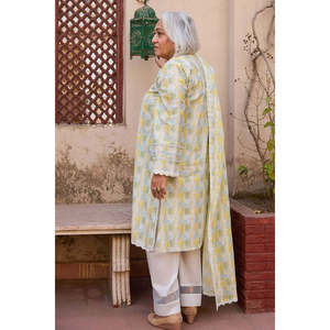 Conjunto de Traje de 3 Piezas para Mujer con Bordado y Estampado, con Dupatta Bordada, Modelo DN-62017 - Product Image 2