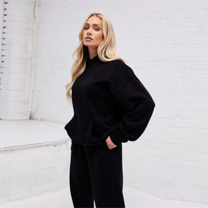 Ensemble 2 pièces unisexe de qualité supérieure sweat à capuche et pantalon de survêtement surdimensionnés pantalons cargo de survêtement respirants personnalisés-vente en gros - Product Image 4