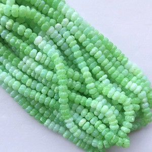 6mm 8mm Naturel Vert Chrysoprase Vert Ombre Opale Melon Forme Perles Brin En Gros Semi Précieuse Pierre Précieuse pour La Fabrication De Bijoux - Product Image 1