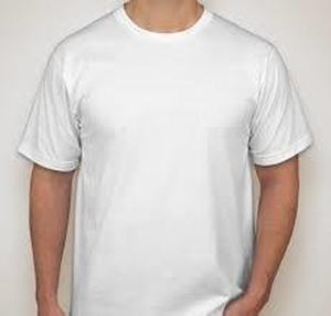Camiseta blanca de algodón orgánico 100%, camiseta blanca lisa de 160gsm - Product Image 6