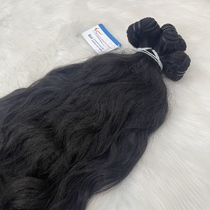 Productos más vendidos 2024 Extensiones de cabello de trama de máquina Extensiones de cabello de trama doble Cabello humano virgen sin procesar Precio al por mayor - Product Image 5