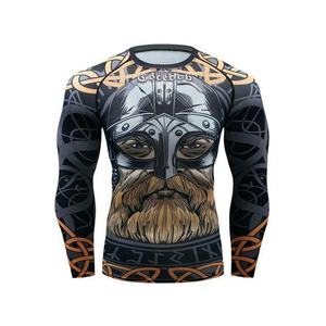Men's Long Sleeve Breathable Quick Dry Customizable Sublimated Design Compression Rash <b>Guard</b> Shirts BJJ MMA Martial Arts Wear - Product Image 2