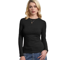 T-shirt personnalisé pour femme en coton biologique et élasthanne, imprimé numériquement, rose, décontracté, respirant, séchage rapide, écologique, de haute qualité