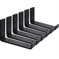 Supports d'étagère muraux en acier doux de qualité supérieure, couleur et taille personnalisées, support structurel durable, fabricant OEM/ODM