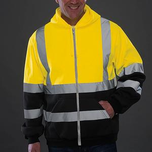 Veste bomber de travail pour hommes, résistante et robuste, uniforme de sécurité industrielle, vêtements de protection pour la construction en extérieur, imperméable à capuche pour le printemps - Product Image 1