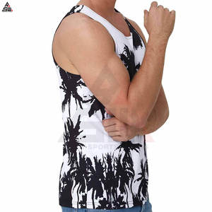 Camiseta Deportiva sin Mangas para Hombre, Diseño Nuevo, Informal, Transpirable, de Algodón y Bambú, Tejido de Punto, Corte Regular, Secado Rápido para Verano - Product Image 2