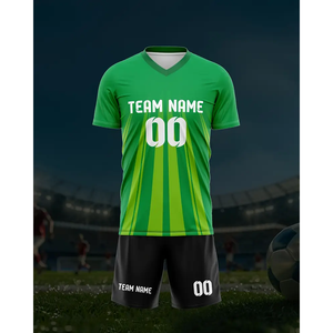 Camiseta Deportiva Personalizada de Fútbol Americano Verde, Sublimada, Estilo Crop Top, Premium, para Fútbol Americano y Fútbol - Product Image 4